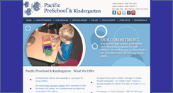 Desktop Screenshot of pacificpreschool.com